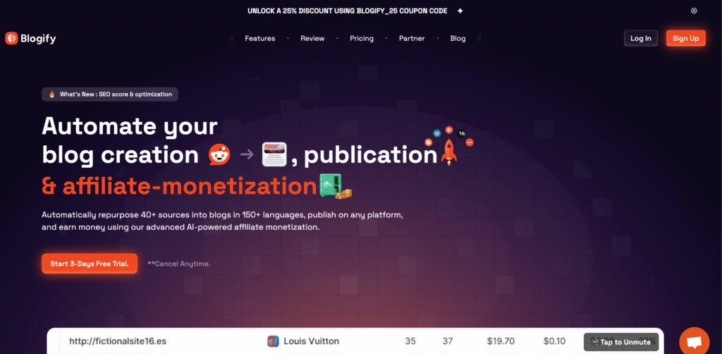 Blogify Review 2025